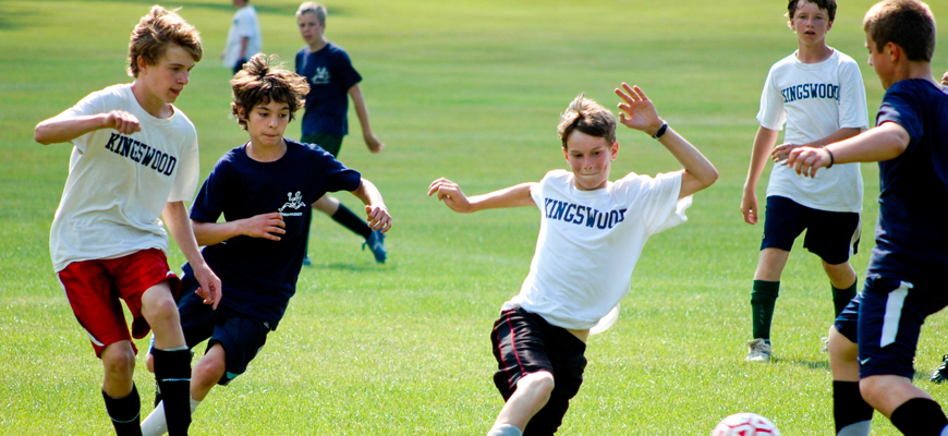 Kingswood Summer Camp for Boys: Soccer Game